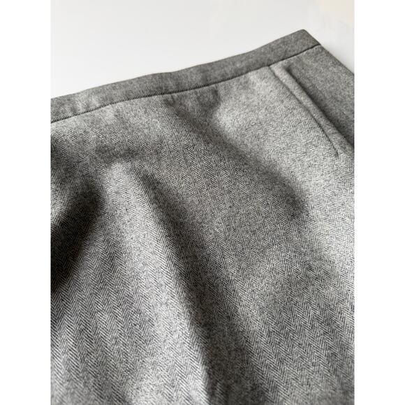 Vintage ISSEY MIYAKE Grey Wool-blend Skirt - Size 2 - Picture 5 of 5
